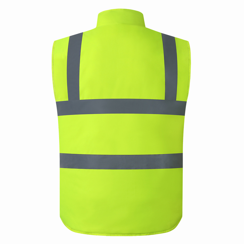 road workwear work uniforms jacket customize winter fleece hi vis gilet safety reflective vest