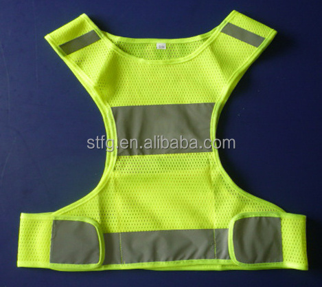 hot style breathable mesh reflective jogging vest night running vest