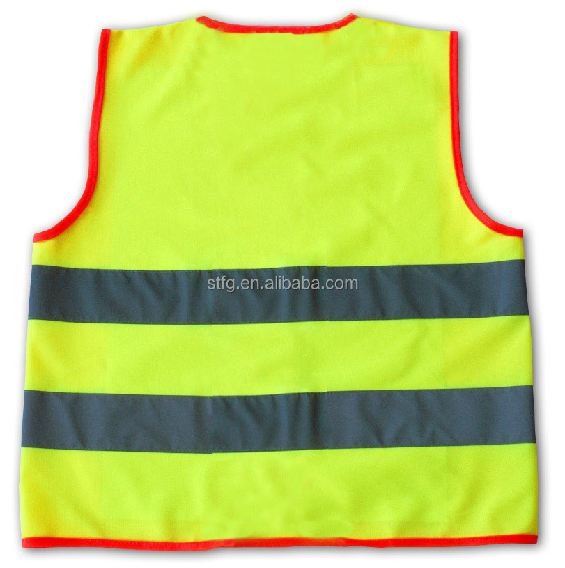 blue fluorescent Safety security Vest for kids