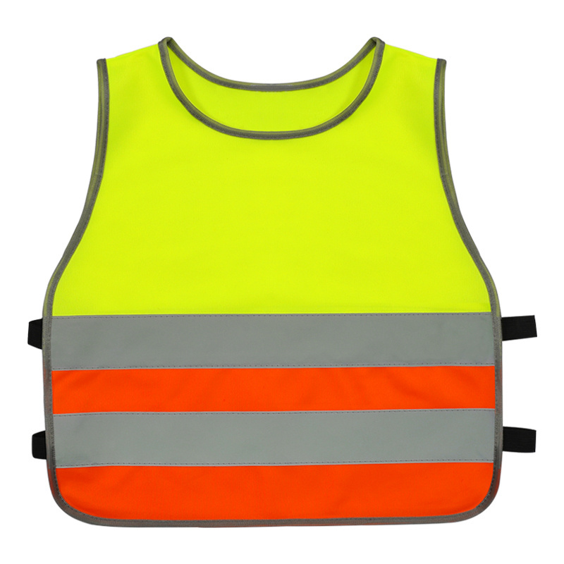 high quality visible kids pink reflective safety vest