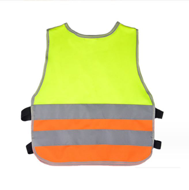 high quality visible kids pink reflective safety vest