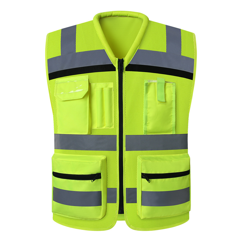 multiple pockets reflective vest hi visibility ems medical safety first aid response ambulance paramedics vest