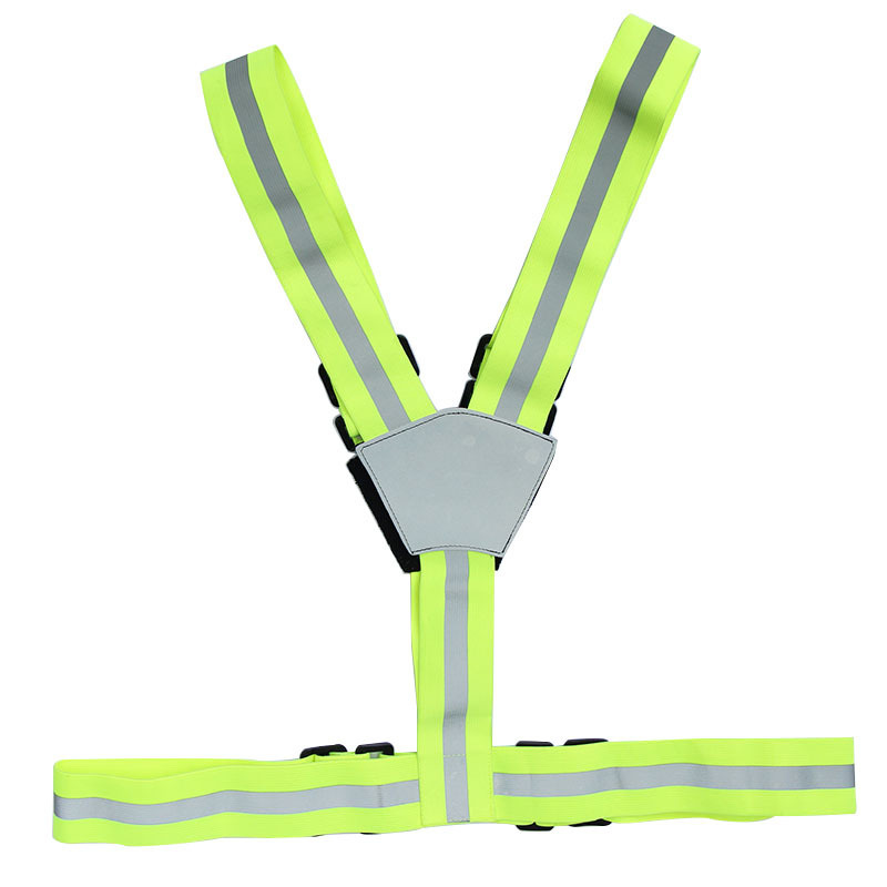 light weight easy adjustable high visibility reflective vest strap