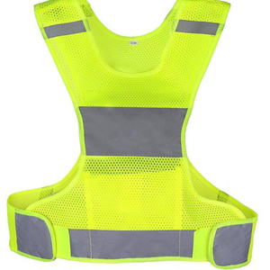 hot style breathable mesh reflective jogging vest night running vest