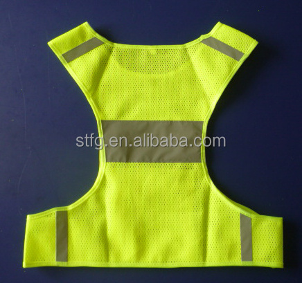 hot style breathable mesh reflective jogging vest night running vest