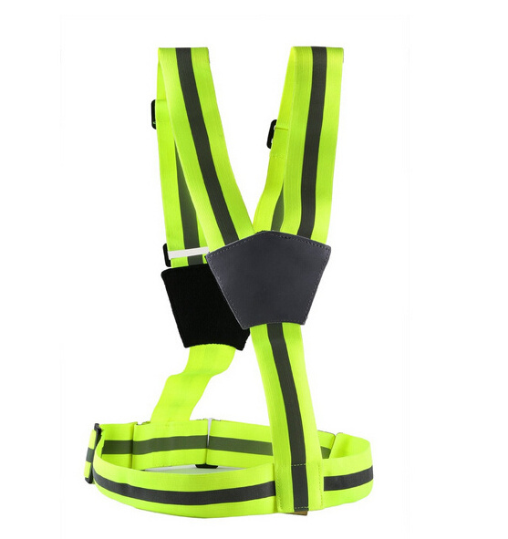 light weight easy adjustable high visibility reflective vest strap