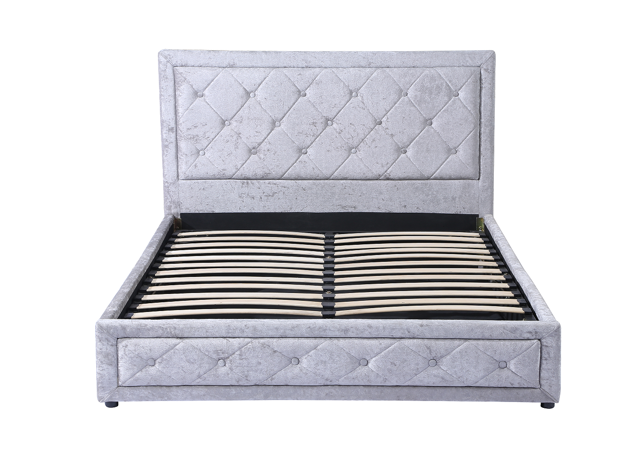 Modern style bed frame factory direct sales of high quality double single storage double bed