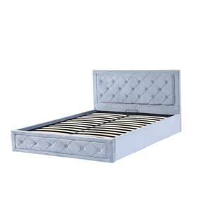 Modern style bed frame factory direct sales of high quality double single storage double bed