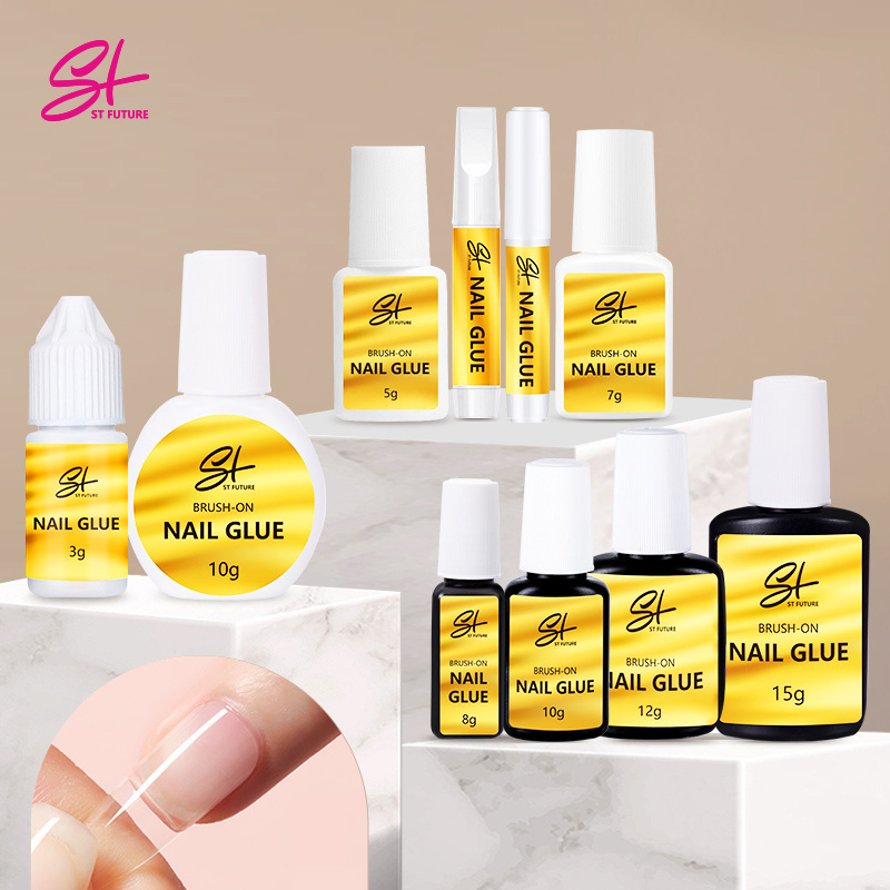 ST FUTURE 2g Premium Private label Professional Customized Fast Drying Super Sticky Finger Nail Glue For Press On Nails Art