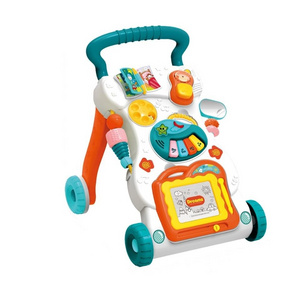 KSF 3in1 Multi-functional Toddler Learn Baby Musical Walker Push Pull Baby Boy Toy with Music and Light Multiple Function Toys