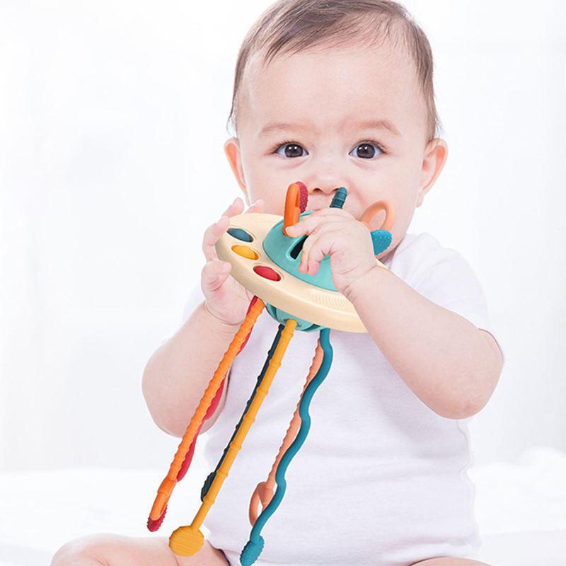 KSF Baby Boy Toy Stretch String TPR Rope Anti Stress Fidget Kid Children Toys Soft Silicone Fine Finger Exercises Education Toy