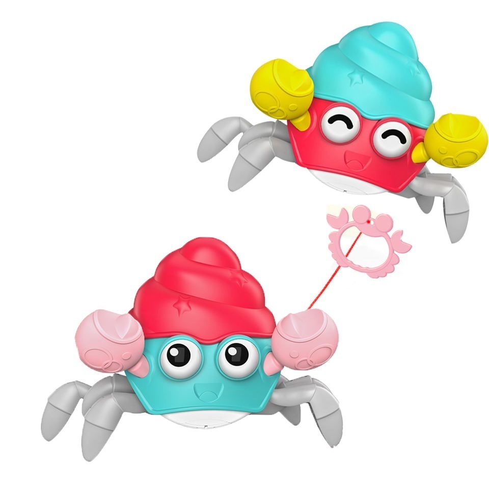 KSF Good Quality Plastic Summer Baby Playing Water Cute Hermit Crab Bath Toys