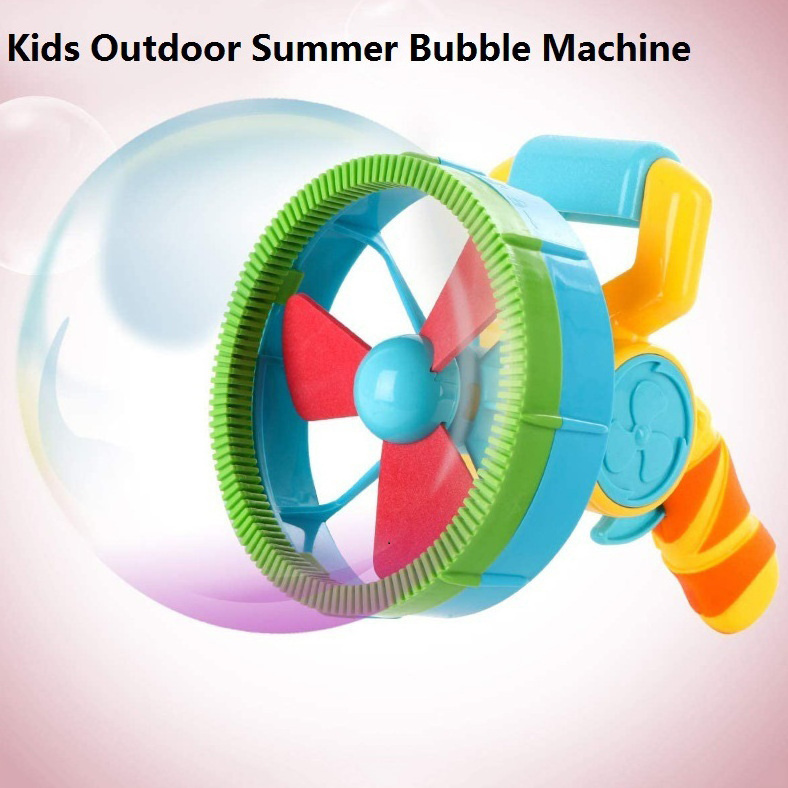 KSF Automatic Electric Toys Bubble Gun For Kids Baby Boy Toy Battery Bubble Machine Children Toys Funny Summer Outdoor Activity