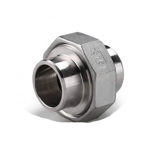 ANSI B16.11 Mss-Sp-83 High Pressure Forged Stainless Steel Pipe Fitting Thread Union