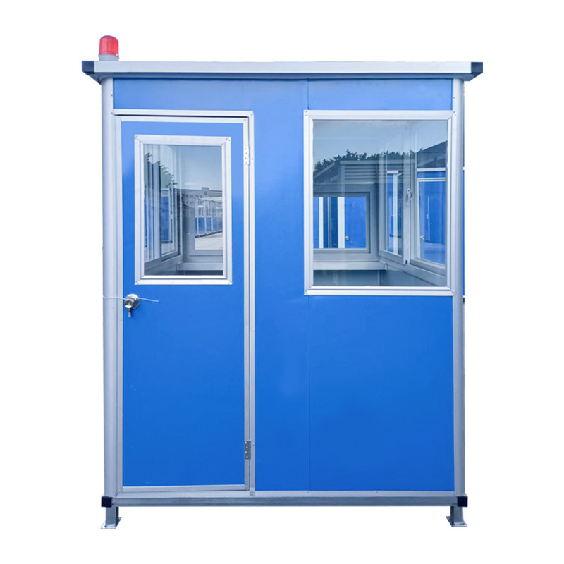 Outdoor Security Portable Stainless Steel Guard Booth custom size Sandwich Panel Soundproof Guard House