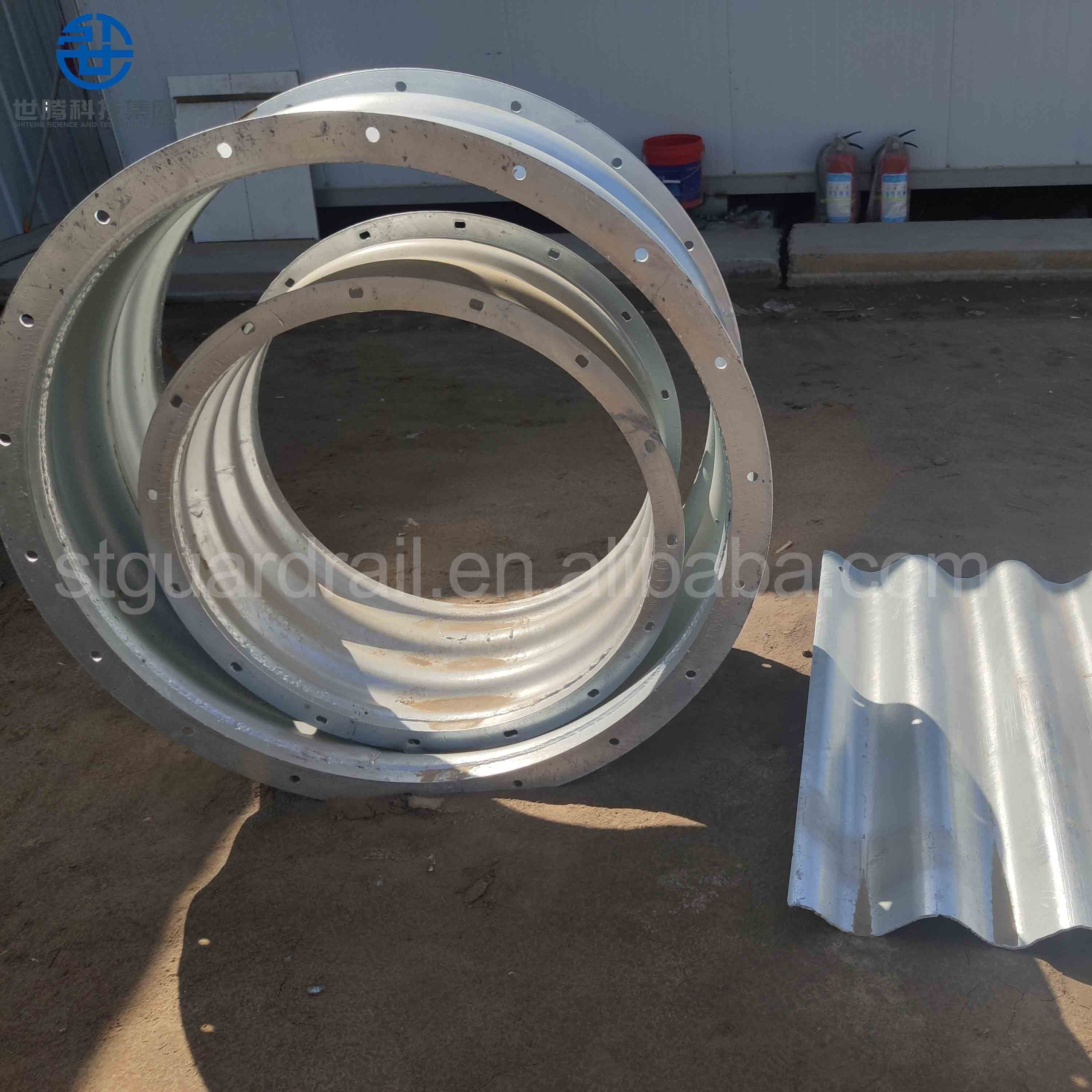 Large Size Tube Corrugated Culvert Drainage Pipe Drainage Large Diameter Corrugated Culvert Pipe Q235B Culvert Pipe Lowest Price