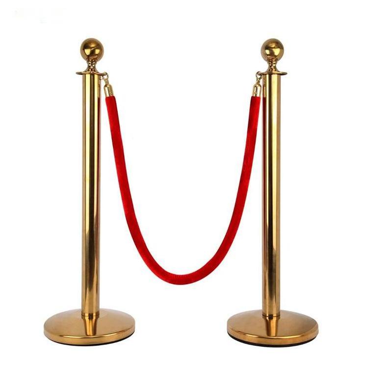 Hot Sale Hotel Exhibition Barrier Crowd Control Queue Management Stanchion velvet rope poles stands post barrier