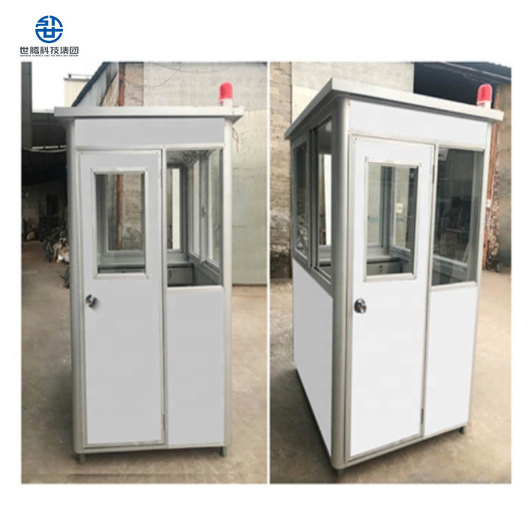 Hot sale custom size portable house Portable kiosk security booth guard house security design for sale