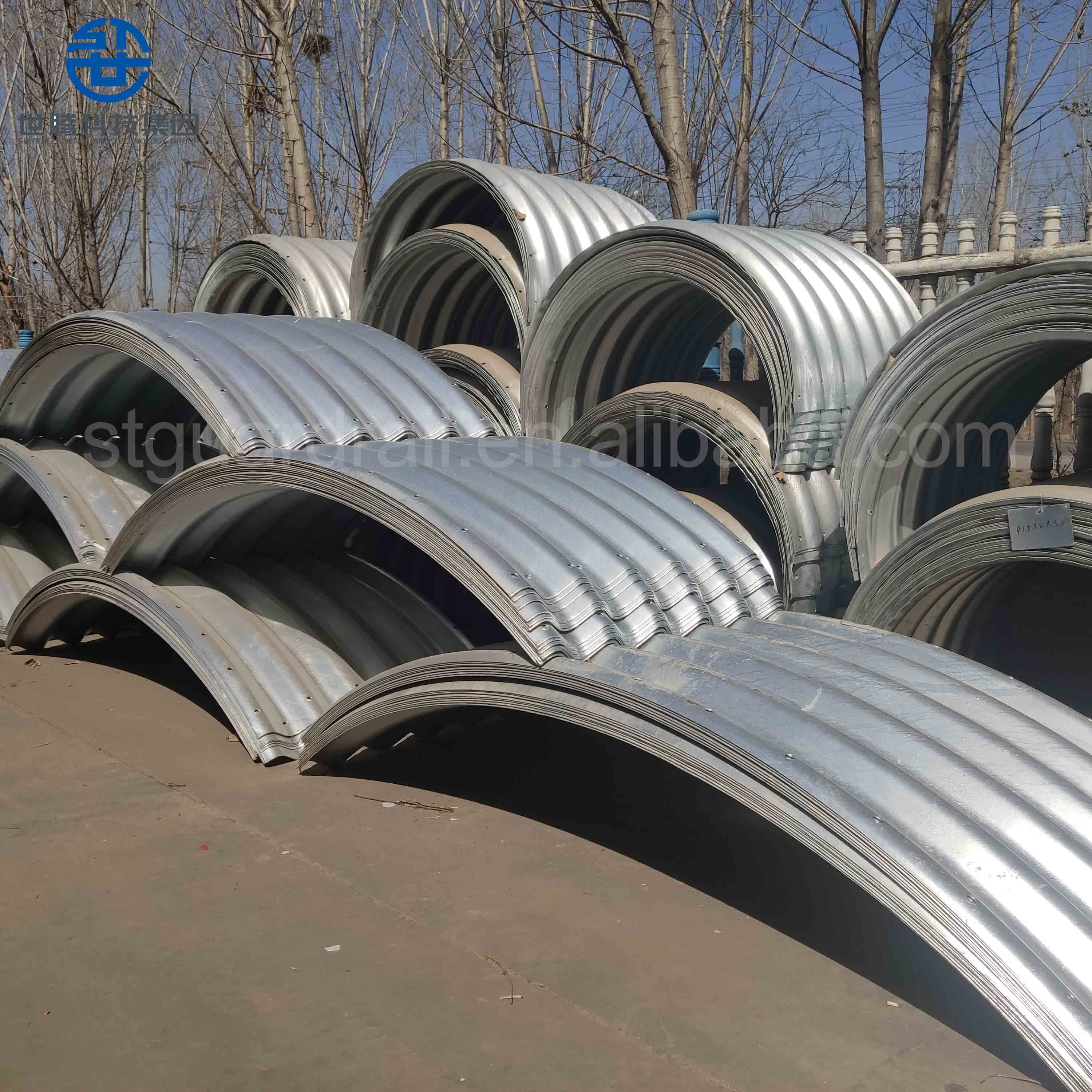 steel culvert pipe  Hot selling manufacturers corrugated steel pipe culvert