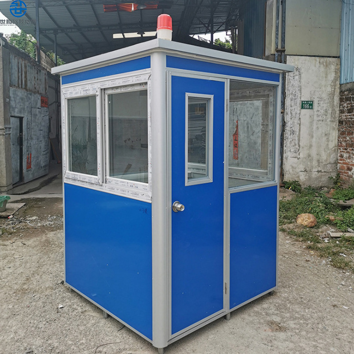 wholesale Easy fast installation modern customized outdoor portable booth security guard house Ticket Kiosk