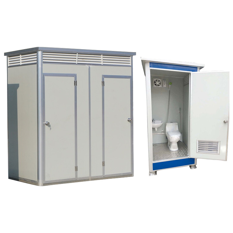 Sandwich Panel Portable Public Toilet Squat/Sitting Public Portable Outdoor Toilet Wholesale Luxury Portable Toilets for Sale