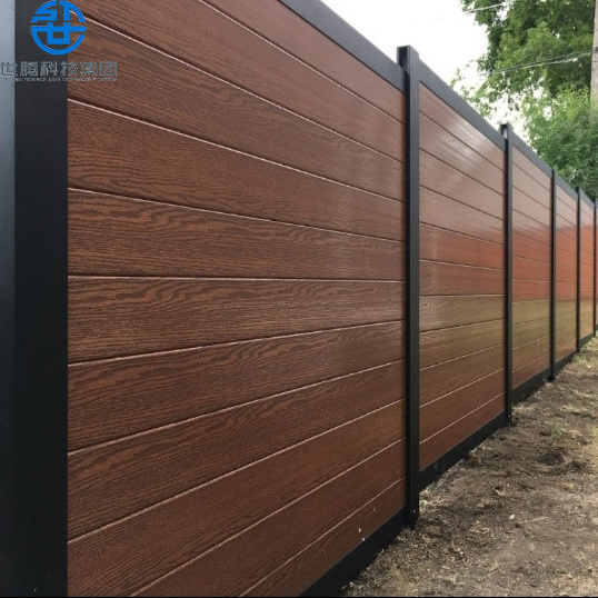 Wholesale waterproof wood plastic composite fencing OEM Garden Fence wpc composite fence panel