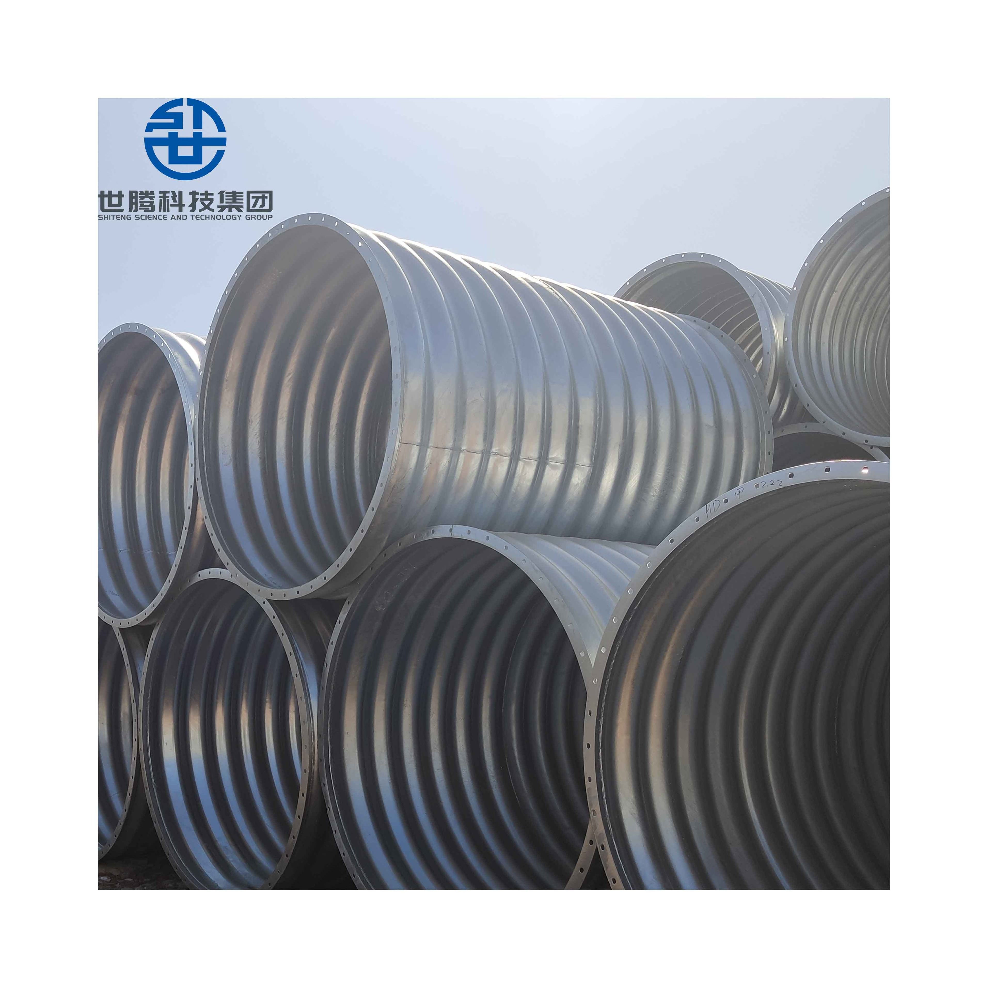 steel culvert pipe  Hot selling manufacturers corrugated steel pipe culvert