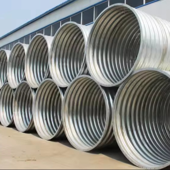 24 inch diameter culvert pipe 48 inch culvert pipe  for highway Metal steel large culvert pipe prices