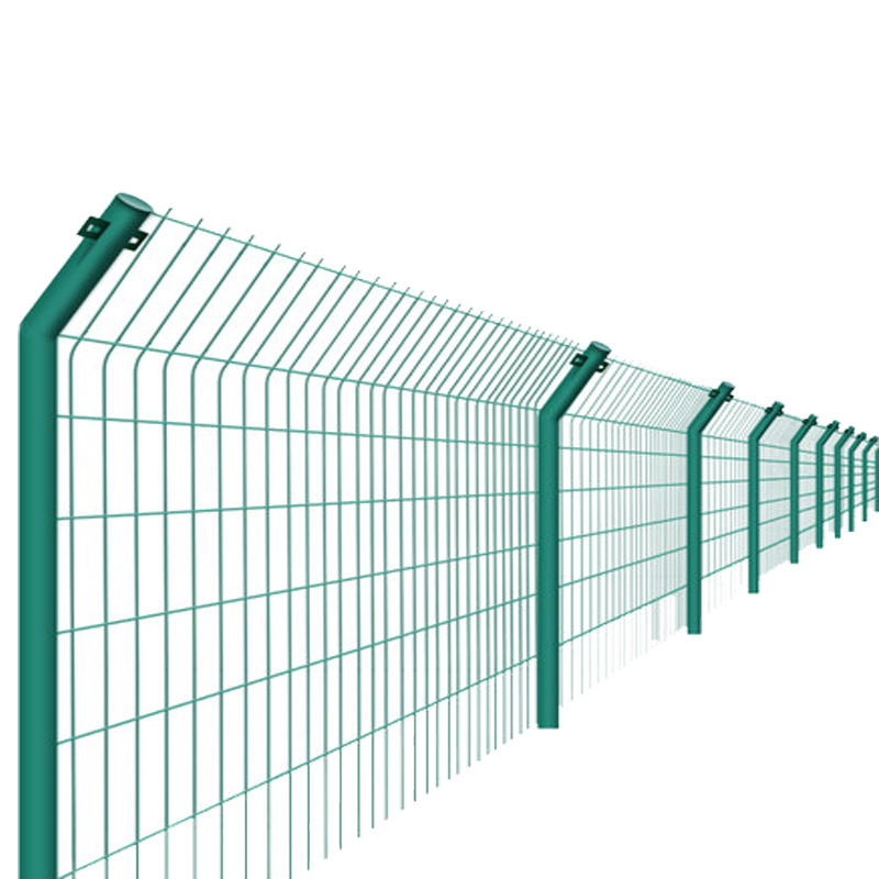 3d PVC V Triangle Bendin  orchard garden protective net, breeding isolation fence, iron wire fence net double-sided wire fence