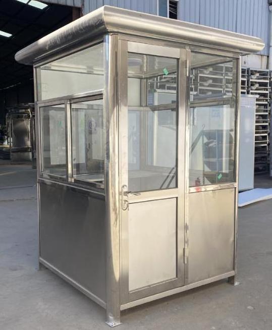 Wholesale price mobile outdoor kiosk ticket booth guard house cabin long life small prefab house for security guard room