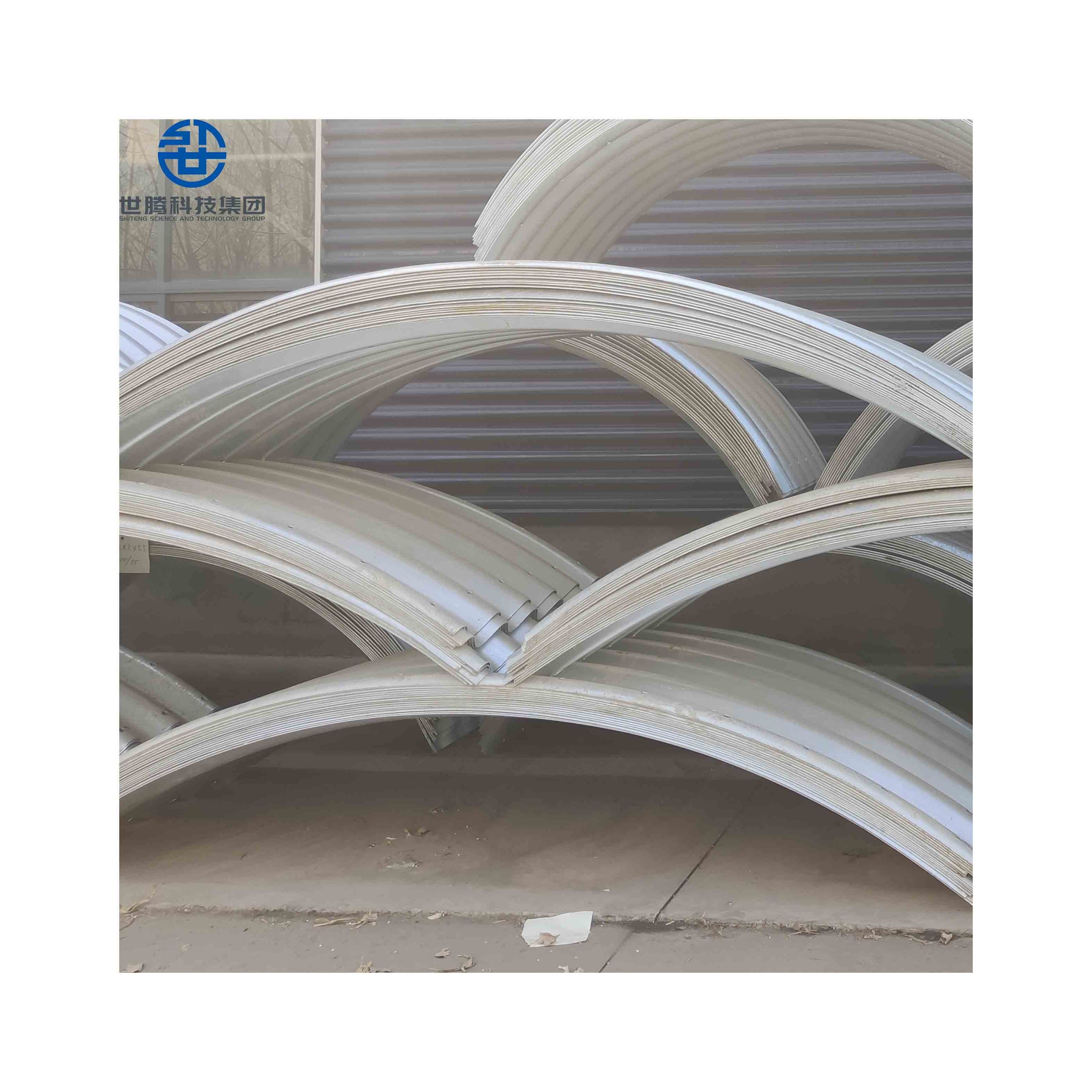 Galvanized Culvert Tube Arch Corrugated Steel Pipe Half Round Corrugated Pipe Metal Culverts Pipe Used For Bridge Road Tunnel