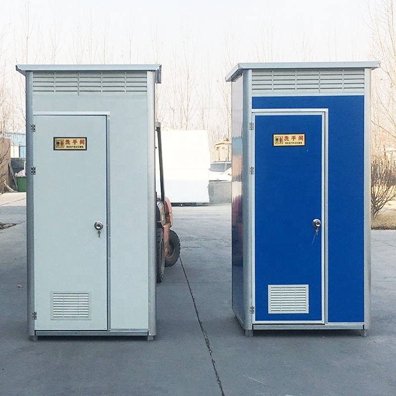 Sandwich Panel Portable Public Toilet Squat/Sitting Public Portable Outdoor Toilet Wholesale Luxury Portable Toilets for Sale