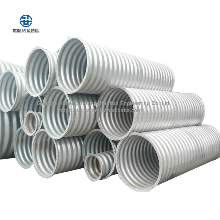 48 half round galvanized corrugated steel culvert pipe Culverts Tunnels for sale