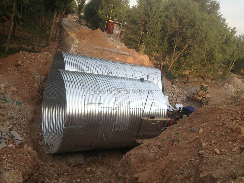 24 inch diameter culvert pipe 48 inch culvert pipe  for highway Metal steel large culvert pipe prices