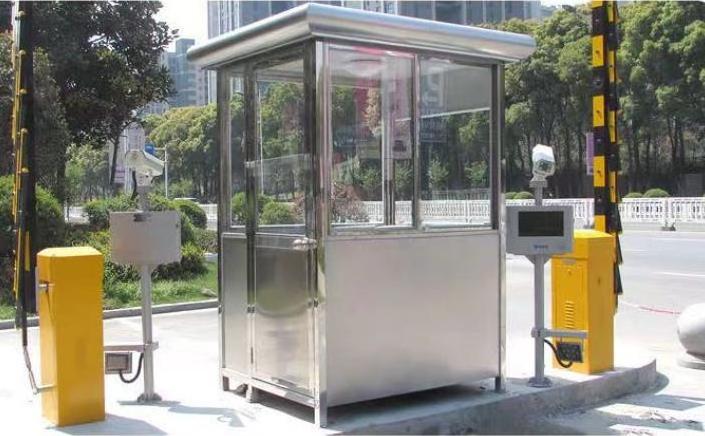 Wholesale price mobile outdoor kiosk ticket booth guard house cabin long life small prefab house for security guard room