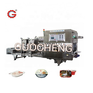 Automatic Tray Vacuum Filling Sealing Machine