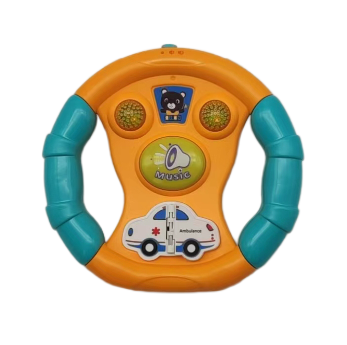 Hot Popular Kids Educational Learning Baby Toy Phone Steering Wheel Car Remote Control Musical Toys