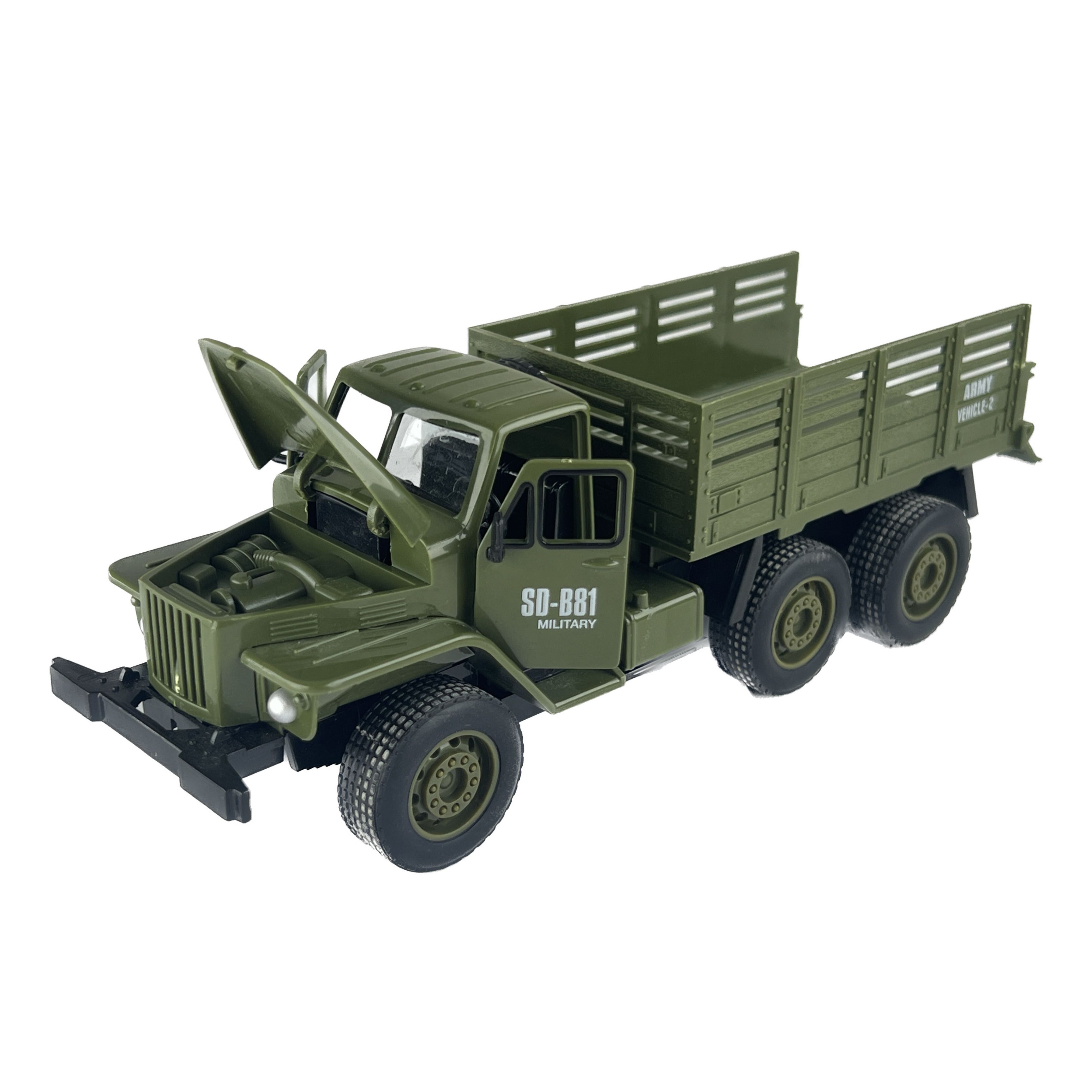 HOT SALE Military Cross-country  Storage Truck Car Toys Transporter Trucks  for Kids Carrier Truck Toy Car Low MOQ Spray