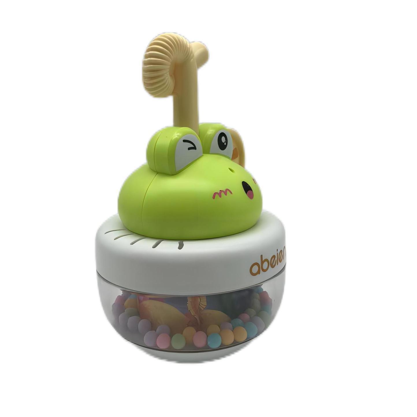 New baby bathing toy tumbler frogs animal happy bath toy pool bathroom shower floating water playing sprinkler roly poly toy