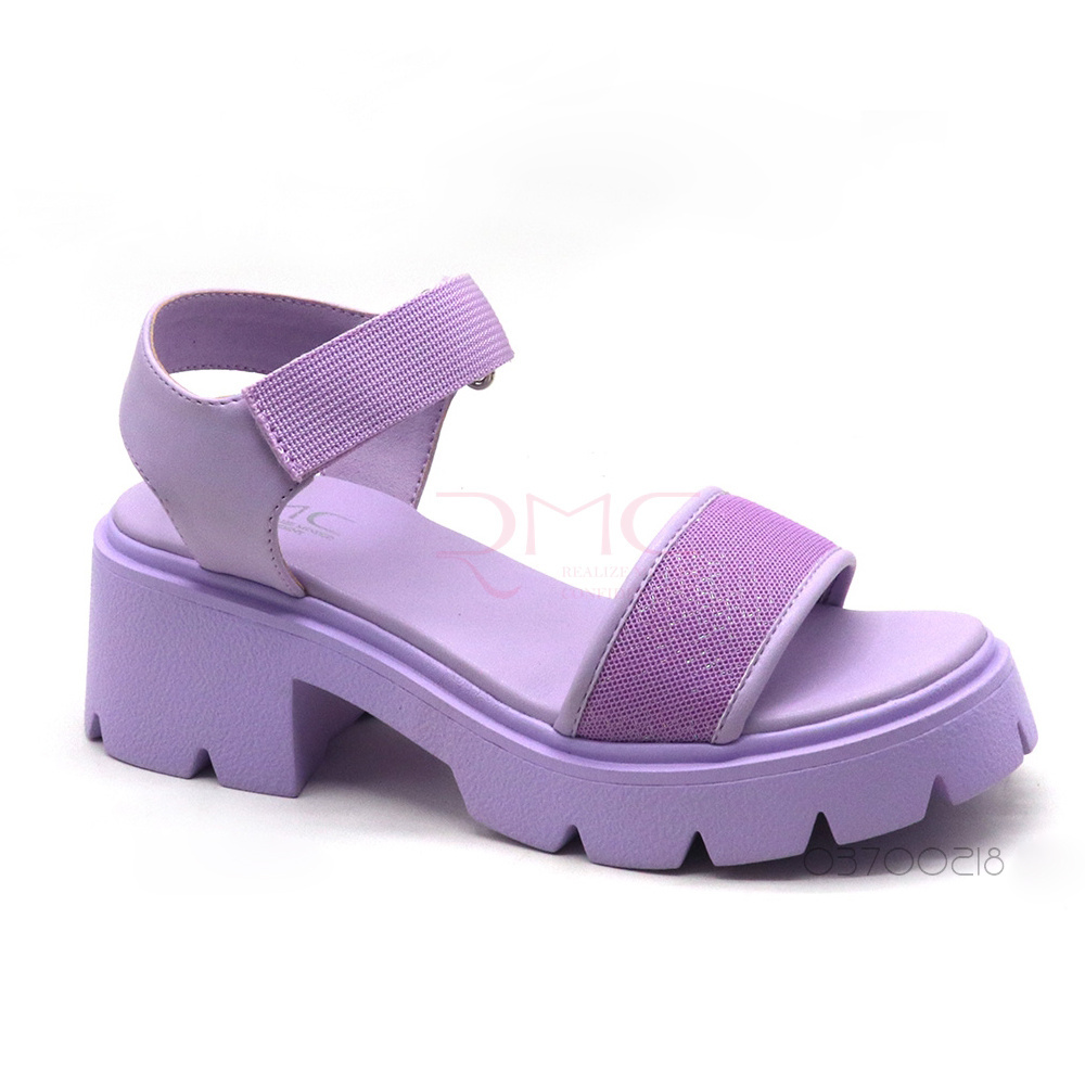 Breathable  Platform Wedge sandals Hot Sell Women comfortable Sandals Design Casual Solid color Summer Thick soled sandals