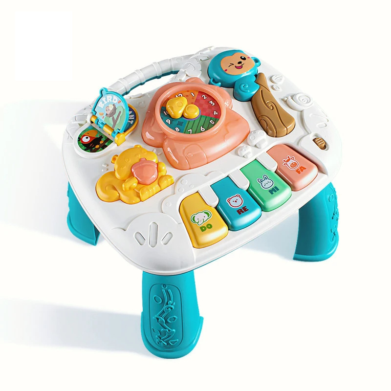 New Baby Toddler Toys Early Educational Electric Multifunctional Puzzle Music Game Table For Infant Toy