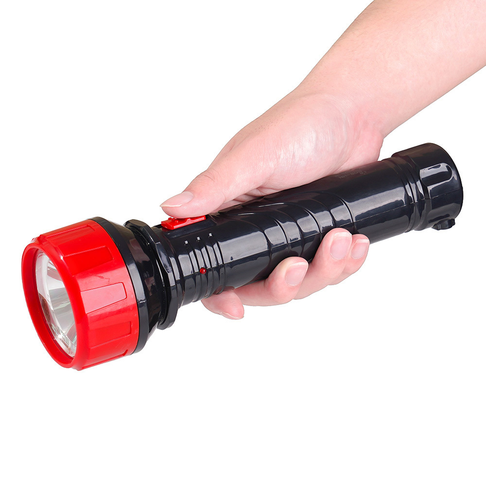 Plastic Rechargeable Flashlight Led Torch Product Torch Flash Light Camping 90 IP68 80 Lead Acid Hand Light 998 Mini Torch NH 85