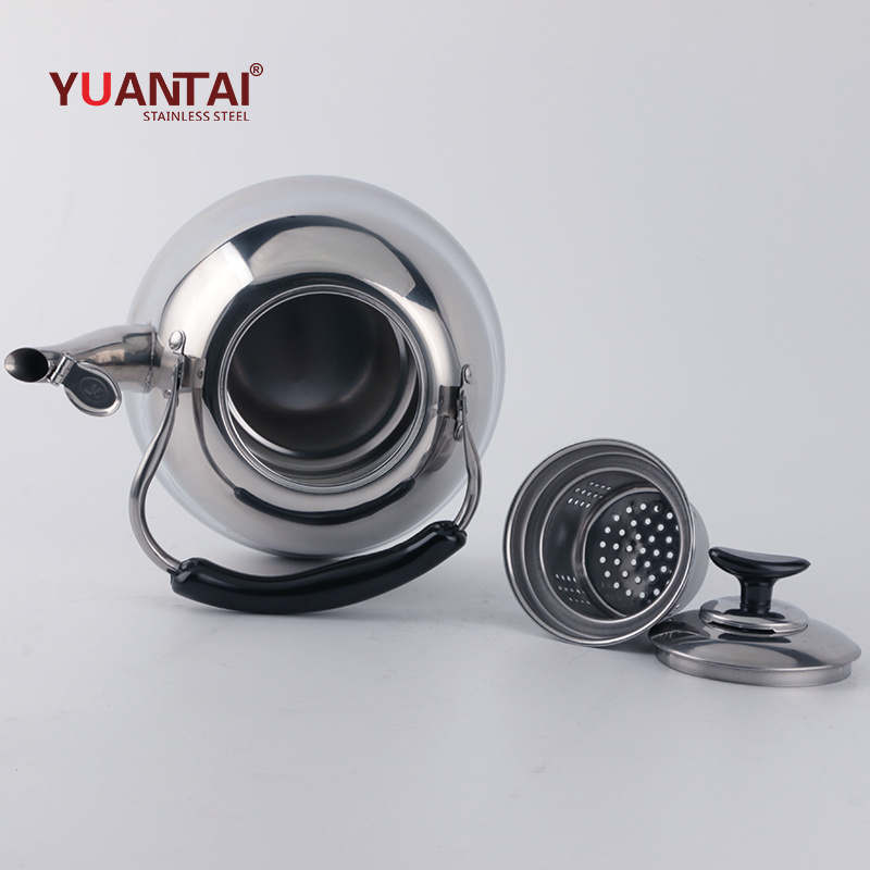 Classical Stainless Steel Whistling Kettle with Tea Strainer 1.0L 1.5L, 2.0L, 3.0L 4.0L 5.0L Home Kitchen Tea Pots Kettles