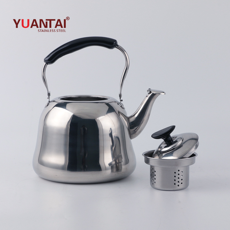 Classical Stainless Steel Whistling Kettle with Tea Strainer 1.0L 1.5L, 2.0L, 3.0L 4.0L 5.0L Home Kitchen Tea Pots Kettles