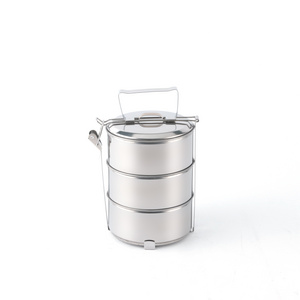 Yuantai hot selling OEM/ODM stainless steel three layers lunch boxes food carrier