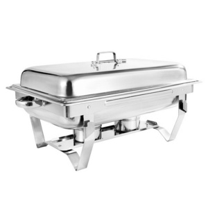 Cheap Detachable Folding Hotel Restaurant Buffet Chafing Dish Alcohol Heating Hot Pot