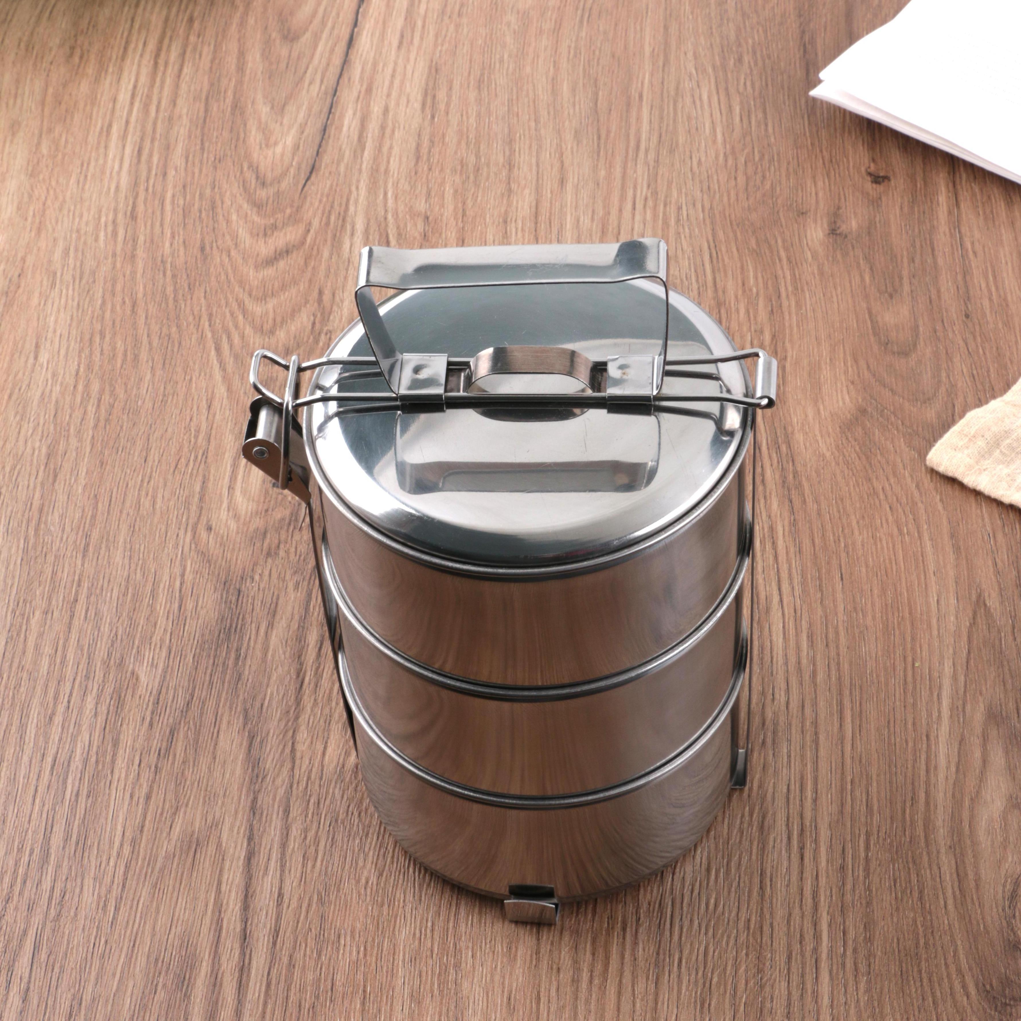 Yuantai hot selling OEM/ODM stainless steel three layers lunch boxes food carrier