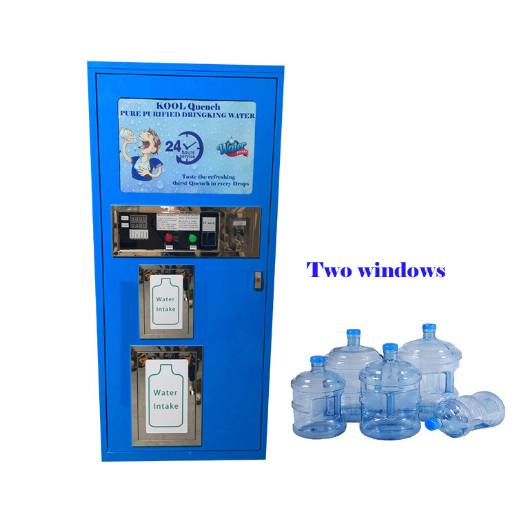 Enterprise Purification System Water Treatment Machinery Dual Window Reverse Osmosis Purified Drinking Water Vending Machine