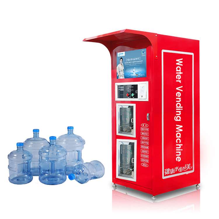 Enterprise Purification System Water Treatment Machinery Dual Window Reverse Osmosis Purified Drinking Water Vending Machine