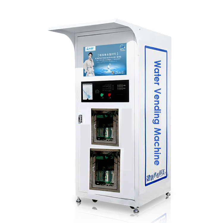 Enterprise Purification System Water Treatment Machinery Dual Window Reverse Osmosis Purified Drinking Water Vending Machine